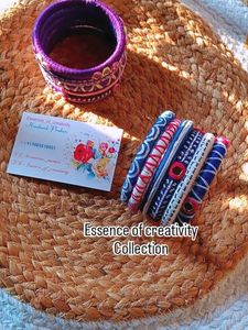 Handcrafted thread Bangles