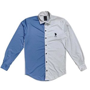USPA Two-Tone Long Sleeve Shirt