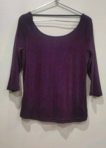 Shimmery Purple Top