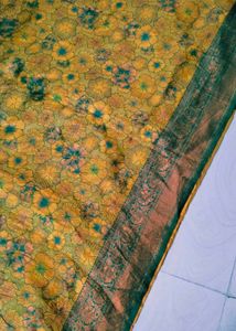 Shinning Multi Colour Banarasi Silk Saree