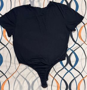 Black Bodysuit Top