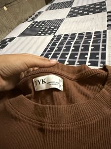 Brown Butterfly Graphic Tee