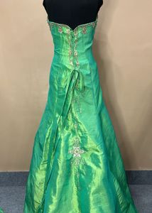 Bust Adjustable Green Gown