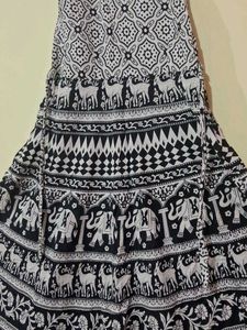 Elephant Print Maxi Dress