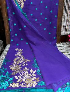 Heavy Embroidered Saree
