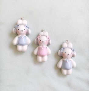 Bunny Charm Pendants (Set of 3)