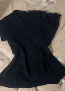 Classic Black V-Neck Tee