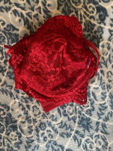 Red Lace Bra