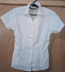White Short Sleeve Top
