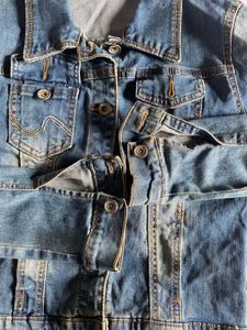 Half and Full  Jean Jacket