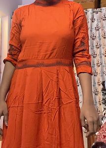 Mustard Women Maxi Dress