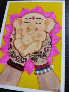 Baby Ganesha Painting