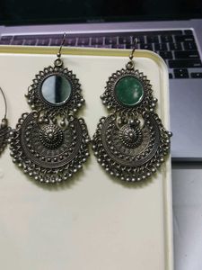 Each 60 Rs / 200 Coins Peacock Hoop Earrings