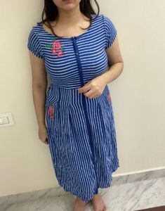 Blue Lines Dress