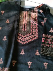 Premium Black Velvet Suit