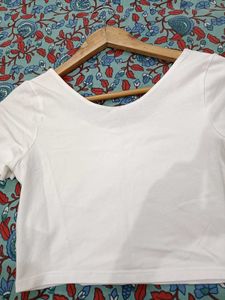 Pure White Crop Top