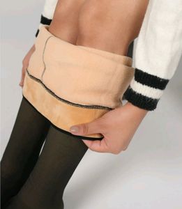 Theater Sheer Fur Stocking Leggings