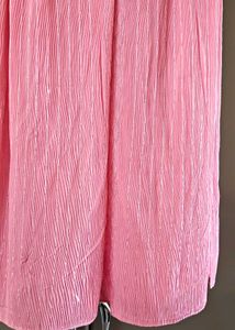 Pink georgette stole