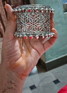 Silver Boho Cuff Bracelet