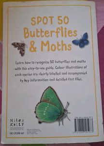 Spot 50 Butterflies &amp; Moths Book