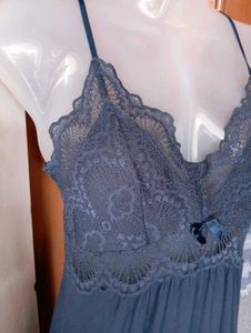 Blue Lace Night Slip
