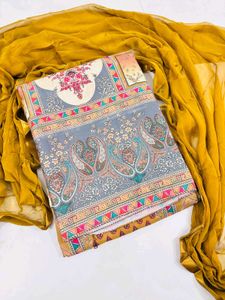 Elegant Unstitched Suit Piece