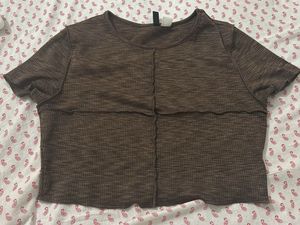 Coffee brown H&M top
