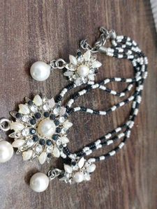 Vintage Pearl &amp; Crystal Jewelry Set