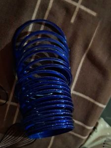 Blue Bangle Set