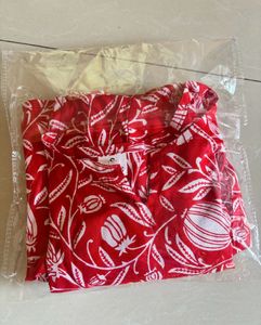Red Printed Kurti