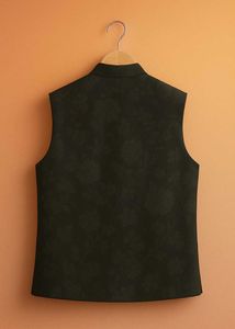 Classic Black Nehru Vest