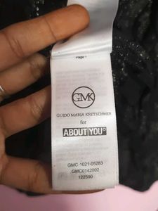 Vintage Sparkly Black Top