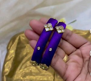beautiful silk thread Bangles