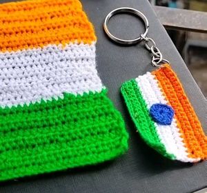 Tricolor Flag Keychains