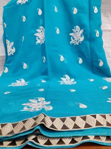 Elegant Blue Saree