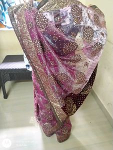 Pary Wear Work Saree