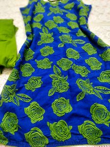 Fully Embroidery Kurtha With Patiyala Pant