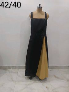 Vintage Black Embellished Dress