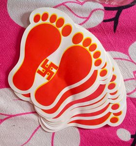 Kumkum Lakshmi Charan Stickers