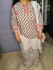 Elegant Kurta Sharara With Duppata