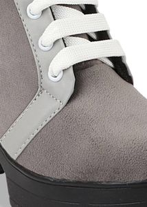 Grey Casual Shoes