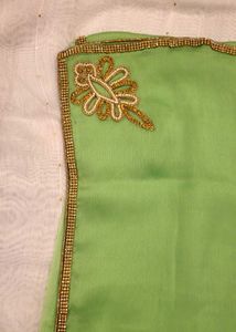 Elegant Green Saree