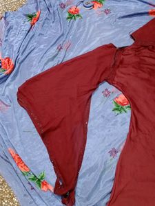 Wine Colour Burkha
