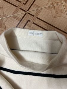 Zara Striped Mini Skirt