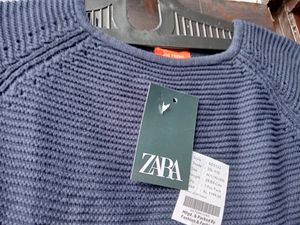 Beautiful Fit Blue Woolen  Top
