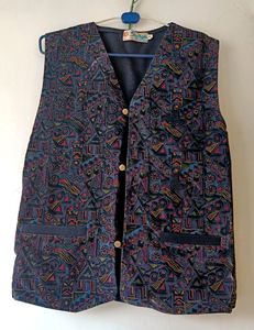 Sleeveless Ethnic Jacket For Men