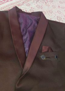 Stylish Maroon 3piece suit