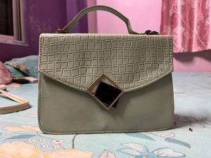 Women Green Sling Bag
