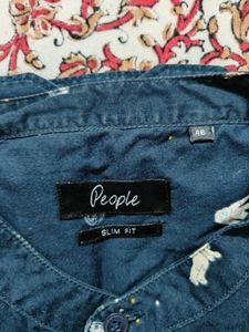 People Printed Mens Shirt