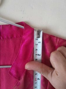 Pink Embellished Kurta